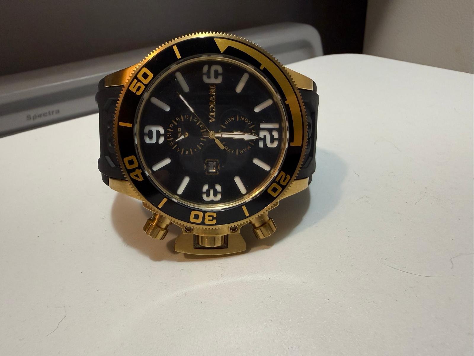 Invicta mens watch (gold/black) thumbnail